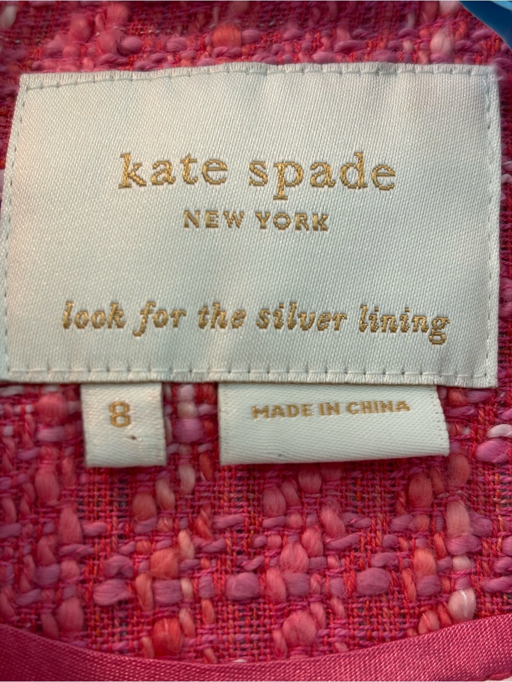 kate spade Pink Tweed Two-Piece Set - Picture 8 of 9